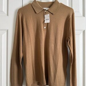 Women’s J. Crew Merino Blend Polo Sweater